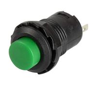 Interrupteur Moment Marche/Arrêt 12 mm Bouton poussoir momentané pour fournitures, accessoires de voiture, tableau de bord bateau, commutateur de moment SPST, vert
