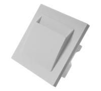 Interrupteur Mural à Carte pour Hôtel, Panneau ABS Blanc 9x9x4cm | Accès Intelligent aux Chambres, Guide Résistant à L’Usure, Installation sans Soudure, Sonore et Protections Intégrées
