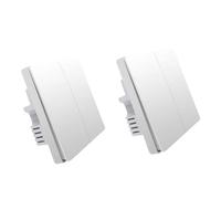 Interrupteur mural Aqara Smart, 2X interrupteur, neutre, 2X sans neutre-2 touches