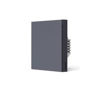 Interrupteur Mural Connecté Protocole Zigbee 3.0 Double Bouton sans Neutre Gris