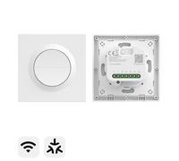 SONOFF Fusion, Orb-MW2(MINI-2GS-E), Interrupteur Lumière Intelligent Matter, 2 canaux, Wi-Fi 2.4GHz, Fil Neutre Requis, Commande à Distance et Vocale, Compatible Alexa/Siri, 10A/canal, 16A/total
