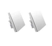 Interrupteur mural intelligent Aqara, communication ZigBee, options 1 bouton/2 boutons/3 boutons, C1 Pas de neutre 1X2