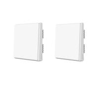 Interrupteur mural intelligent Aqara, connectivité Zigbee, pas de neutre nécessaire, 2X D1 Pas de neutre 1K