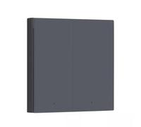 Interrupteur Mural Intelligent - AQARA - H1 EU - Zigbee 3.0 - Double bouton - Gris