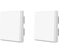 Interrupteur mural intelligent, compatibilité ZigBee, télécommande sans fil, 2X D1 Aucun Neutre 1K