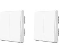Interrupteur mural intelligent, compatibilité ZigBee, télécommande sans fil, 2X D1 avec neutre 2K