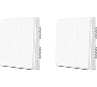 Interrupteur mural intelligent, radio ZigBee, PAS de neutre, 2x D1 avec neutre 3k
