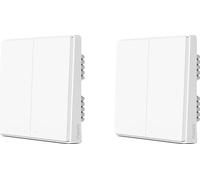 Interrupteur mural intelligent, radio ZigBee, PAS de neutre, 2x d1 non neutre 2k