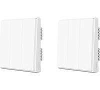 Interrupteur mural intelligent, radio ZigBee, PAS de neutre, 2x d1 non neutre 3k