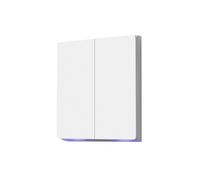 Interrupteur Mural Intelligent Tuya Zigbee à Bouton-Poussoir pour Ventilateur de Climatisation, Moteur de Rideaux et Stores. Fonctionne avec un Fil