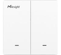 Interrupteur mural Milesight IoT, WS502-868M-3W-W11-EU LoRaWAN / 3-fils / 2 boutons (WS502-868M-3W-W11-EU)