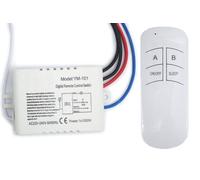 Interrupteur mural numérique, simple va-et-vient, marche/arrêt, 220 - 240 Volts, avec télécommande