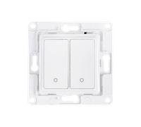 Interrupteur mural Shelly - Interrupteur mural à 1, 2 ou 4 boutons - Blanc