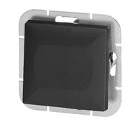 Interrupteur Mural Va-et-Vient Simple Encastré 10A 250V - Noir Mat