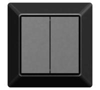 Interrupteur mural Zigbee Pulse 6P, noir mat, 4 boutons, compatible avec Hue et deCONZ