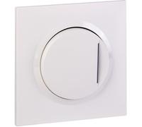 Legrand Interrupteur Dooxie One 600710 avec voyant témoin 10AX 250V~ livré avec plaque blanche