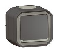 Interrupteur ou VV lumineux complet - saillie - étanche - anthracite - Plexo LEGRAND