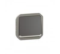 va et vient ou interrupteur - 10a - lumineux - anthracite - composable - legrand plexo 069803l