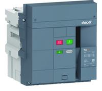 Interrupteur Ouvert HW2 1600A 3P Débrochable sans chassis - HAGER HW2W316ZS