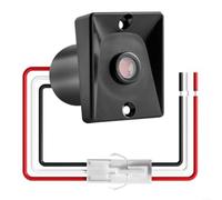 Interrupteur photoélectrique 120 V pour extérieur, capteur crépusculaire étanche avec homologation UL, interrupteur automatique jusqu'à 300 W ampoule à incandescence/LED 60 W, noir
