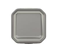 Legrand Interrupteur va-et-vient témoin Plexo étanche 10 A 250 V IP55 IK08 Gris complet saillie