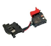 Interrupteur pour Bosch GSB180-LI GSR180-LI Pièce de rechange 2607202330 Perceuse-visseuse sans fil Interrupteur de déclenchement 18 V 20 A Noir Accessoires