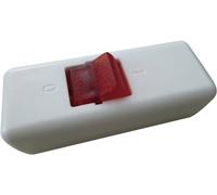 interBär 8010-108.01 Interrupteur pour câble souple blanc, rouge 2 x Off/On 10 A 1 pc(s)