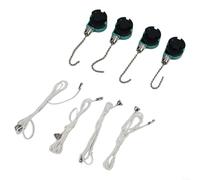 Interrupteur pour chaîne 4 Fils ZE-268S6 pour Ventilateur Interrupteur | Contrôle 3 vitesses, tirage pour chaîne fluide, terminal L-1-2-3, compatible Hunter, pour facile installer