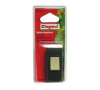 Interrupteur pour lampe - 2 A - noir