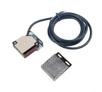 Interrupteur pour optique Carré E3JK-R4M1 ABS Interrupteur pour | Détection objets réfléchissants, portée 4m, tension AC90-250V, sortie 3A, circuit intégré fiable