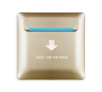 Interrupteur pour prise Carte PC Résistant Choc 86mm Interrupteur(Gold) | Réduit consommation énergie, délai 15-20s, pour idéal hôtels, , économie coûts