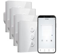 Interrupteur pour volet roulant, connecté Wi-Fi - 10 ampères, 230 volts, en ABS