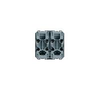 Hager Interrupteur pour volet roulant Gallery WXF300 – inverseur 2 modules – Blanc