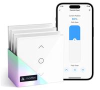 Interrupteur pour volet roulant, système Smart Matter, pack de 4, modèle tactile, 230V, WiFi