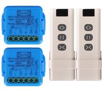 Interrupteur pour volets roulants avec Wi-Fi et télécommande RF, module depour volets roulants électriques
