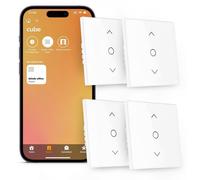 Interrupteur pour volets roulants Wi-Fi avec contrôle en pourcentage, compatible avec HomeKit, Alexa et Google Home