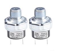 Interrupteur Pressostat Compresseur 70-100PSI 2pcs | Plage 70-100PSI, arrêt automatique, contrôle pour précis, pour idéal pour ateliers, garage