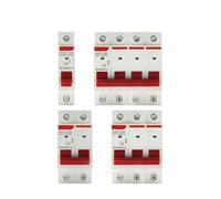 Interrupteur principal de couteau 1P 2P 3P 4P 40A 63A 100A 125A | Interrupteur d'isolement for disjoncteur à usage industriel domestique AC 230V 400V(4p,40A)