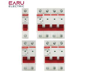 Interrupteur principal de type couteau sur rail DIN 1P 2P 3P 4P 40A 63A 100A 125A, interrupteur d'isolement pour usage domestique et industriel, disjoncteur AC 230V 400V