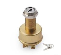 Interrupteur principal en laiton 12 V pour séparation du moteur de bateau | Boîtier en laiton massif, haute conductivité, durable dans l'eau salée, pour systèmes 12 V
