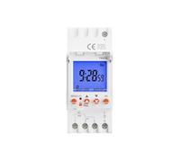 Interrupteur programmable Horloge électronique Programmable de 1 seconde à 168 heures, 16A 30A 110V 220V, grand écran LCD rétro-éclairé, minuterie avec fonction de verrouillage(Tm928 30a)
