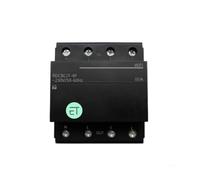 Interrupteur relais intelligent 4P-80A WiFi Smart Timer Relais Switch Compatible avec les systèmes d'alimentation triphasé Peut être contrôlé via un téléphone portable ou une tablette Noir 1 pièce