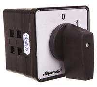 Interrupteur rotatif 0-1, 4P, 100A, pour boîtier IP65, bouton rotatif noir sans verrouillage, modèle SK100-2.8210P03