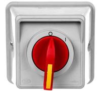 Interrupteur rotatif 0-I, 3 pôles, 80A, avec boîtier verrouillable, indice de protection IP65. Référence : ŁK 63-13/5, numéro de produit : 926382