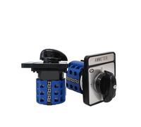 Interrupteur rotatif à cames série 26, contact argenté, LW26, 5-10 A, 20 A, 32 A, 63 A, 125 A, circuit multi-positions, contrôle de puissance, 1 pièce(63A 2P-OFF ON GS)