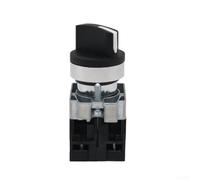 Interrupteur rotatif étanche LA155P-BD25, interrupteur marche/arrêt à 2 niveaux avec IP67, diamètre d'encastrement de 22 mm, contacts argentés, boîtier ABS robuste pour commandes industrielles