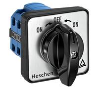 Interrupteur rotatif universel pour sélecteur de came, (ON)-OFF-(ON), 660 V 20 A