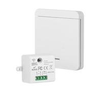 Interrupteur Sans Fil Interrupteur d'éclairage sans fil kit interrupteur sans fil avec émetteur et contrôleur récepteur 10 A 240 V télécommandé portée de 50 mètres