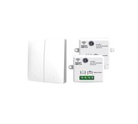 Interrupteur Sans Fil RF 433Mhz à Énergie Autonome, Télécommande, Interrupteur à Bouton Poussoir, Interrupteur Mural Étanche