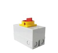 Interrupteur sectionneur 25 A 32 A 3/4 pôles avec boîtier, série YMD11-D, sélecteur de came rotatif OFF-ON, circuit de commande de déconnexion LW30(A type,32A_3P 6TERMIANLS)